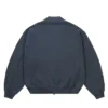 Get Now Palace Pigment College Fleece Navy Blue Bomber Jacket back view