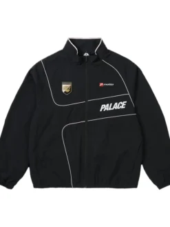 Grab Now Palace x Palazzo Shell Black Polyester Track Jacket front view