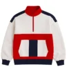 Hailey Kilgore Power Book III Raising Kanan 2026 Colorblock Half-Zip Fleece Jacket front view