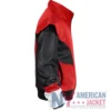 Halloween Nightcrawler Cosplay X‑Men Red And Black Biker Leather Jacket side view