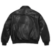 Halloween Spider-Man Brand New Day Black Leather Cosplay Jacket with Rib-Knitted Cuffs and Full Sleeves