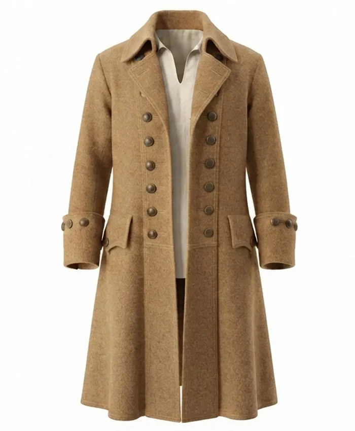 Halloween-x-Pirate-Wool-Swashbuckler-Trench-Coat-On-Sale-Tan
