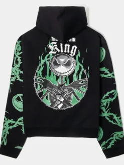Halloween-x-The-Nightmare-Before-Christmas-Pumpkin-King-Black-Hooded-Jacket