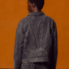 House Of Rrrors Washed Black Denim Jacket Back