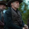 Jacob Dutton Series Yellowstone 1923 Harrison Ford Black Cotton Jacket sale