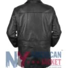 James Franco The Deuce Leather Jacket Back