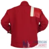 James T. Kirk Fictional Character The Final Frontier Star Trek Red Cotton Jacket back view