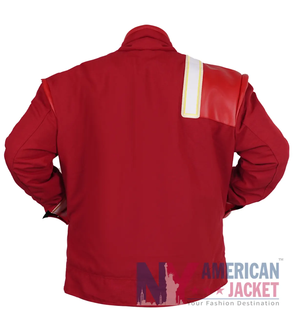 James T. Kirk Fictional Character The Final Frontier Star Trek Red Cotton Jacket back view