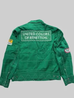 Kanan Stark Power Book III Raising Kanan S03 Green Cotton Jacket front view