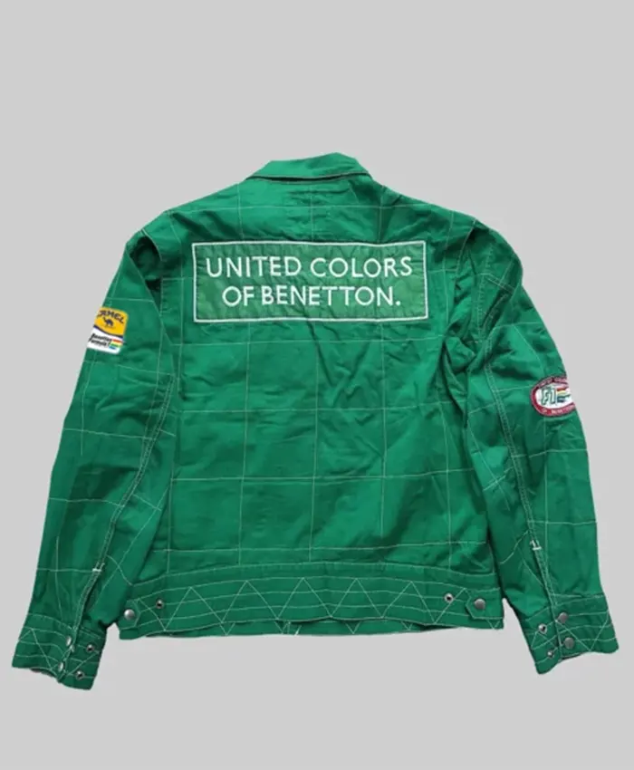 Kanan Stark Power Book III Raising Kanan S03 Green Cotton Jacket front view