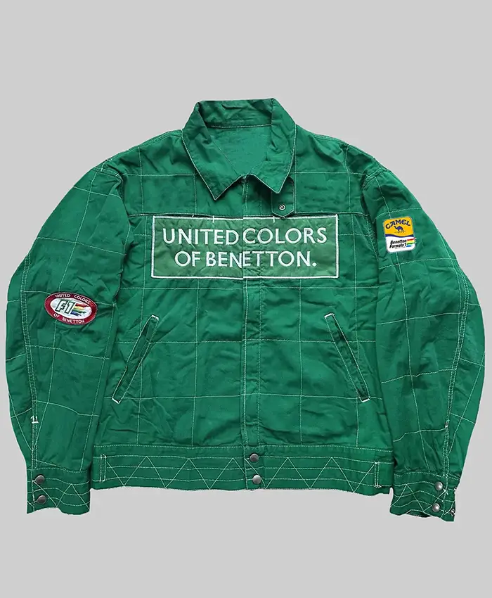 Kanan Stark Power Book III Raising Kanan S03 Green Cotton Jacket front view
