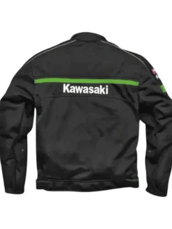 Kawasaki-Mesh-Motorcycle-Black-Jacket-Back