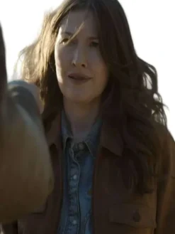 Kelly Macdonald TV-Series Lanterns 2026 Sheriff Kerry Brown Cotton Jacket front view