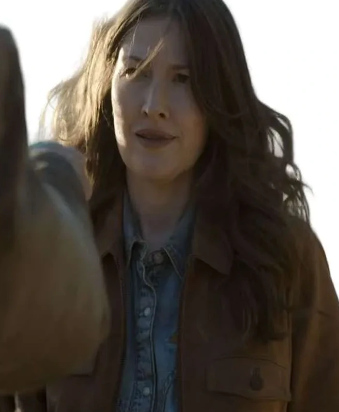 Kelly Macdonald TV-Series Lanterns 2026 Sheriff Kerry Brown Cotton Jacket front view