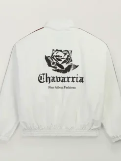 Lamine Yamal Adidas Originals x Willy Chavarria Off-White Woven Track Jacket back view