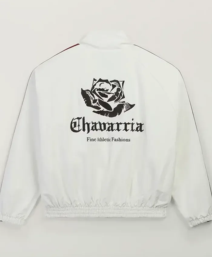 Lamine Yamal Adidas Originals x Willy Chavarria Off-White Woven Track Jacket back view