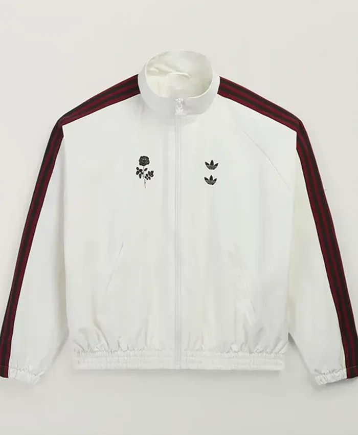 Lamine Yamal Adidas Originals x Willy Chavarria Woven Off-White Track Jacket front view