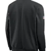 Las-Vegas-Raiders-Nike-Sideline-Powerful-Blocking-Full-Zip-Bomber-Jacket-Black