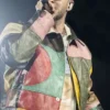 Lollapalooza Music Fest 2025 Justin Timberlake Colorblock Jacket with two outside pockets