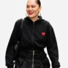 London-Capital-Breakfast-Jessie-J-Red-Heart-and-Black-Hoodie-For-Sale