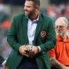 MLB Baltimore Orioles Chris Davis Hall of Fame Green Suiting Blazer with lapel collar