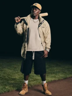 MLB New York Yankees x Timberland x New Era Brown Track Jacket front view