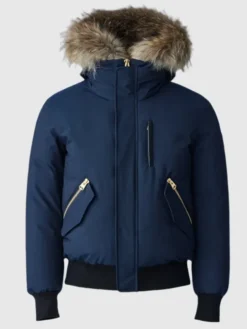 Mackage-Dixon-Down-Bomber-Jacket-With-Natural-Hooded-Fur