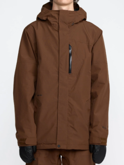 Men's Volcom Brown Gore-Tex Hooded Jacket