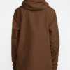 Men's Volcom Brown Gore-Tex Hooded Jacket Back