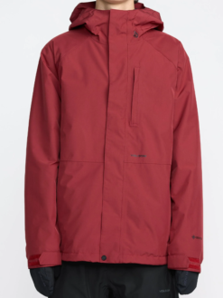Men's Volcom Red Gore-Tex Snowboard Jacket With Hood