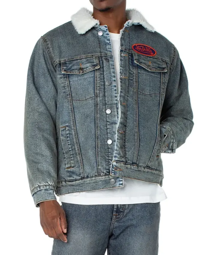 Mens-Von-Dutch-Denim-Trucker-Jacket