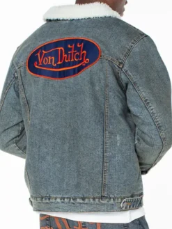 Mens-Von-Dutch-Trucker-Denim-Jacket-Back