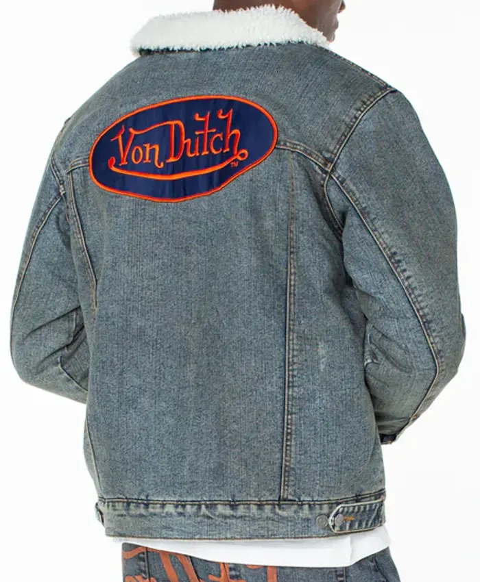 Mens-Von-Dutch-Trucker-Denim-Jacket-Back