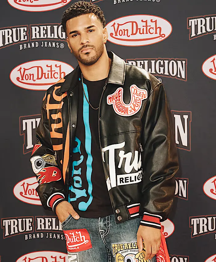 Men's Von Dutch True Religion Leather Jacket