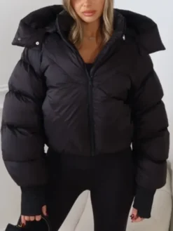 Mia-Black-Cropped-Puffer-Jacket-With-Detachable-Hood
