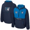 Minnesota-Lynx-Stadium-Essentials-Navy-Blue-Quarter-Zip-Jacket-Unisex