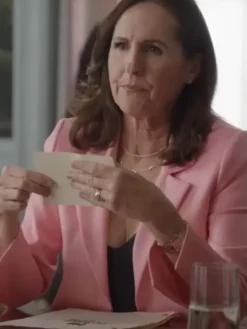 Molly Shannon Only Murders In The Building S04 Pink Suiting Blazer front view