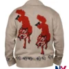 Movie Project Hail Mary 2026 Ryan Gosling Ryland Grace Cream Fox Cardigan back view