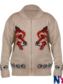 Movie Project Hail Mary 2026 Ryan Gosling Ryland Grace Cream Fox Cardigan front view