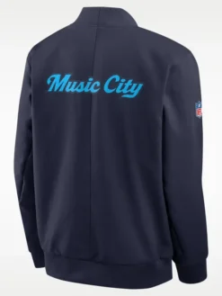 NFL Tennessee Titans Rivalries Sideline Nike Bomber Jacket Back