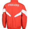 NRL Team Illawarra Steelers Heritage Winter Red And White Polyester Retro Jacket back view