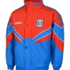 NRL Team Newcastle Knights Heritage Winter Red And Blue Retro Jacket front view