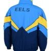 NRL Team Parramatta Eels Heritage Winter Blue And Navy Polyester Jacket back view