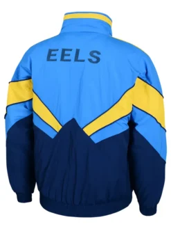NRL Team Parramatta Eels Heritage Winter Blue And Navy Polyester Jacket back view