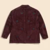 Needles x Brooks Brothers Burgundy Corduroy Jacket Back