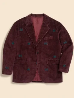 Needles x Brooks Brothers Burgundy Cotton Corduroy Jacket