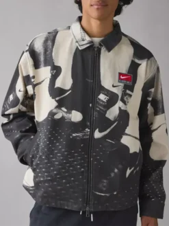 Nike Mens Sport Graphic Field Bomber Jacket