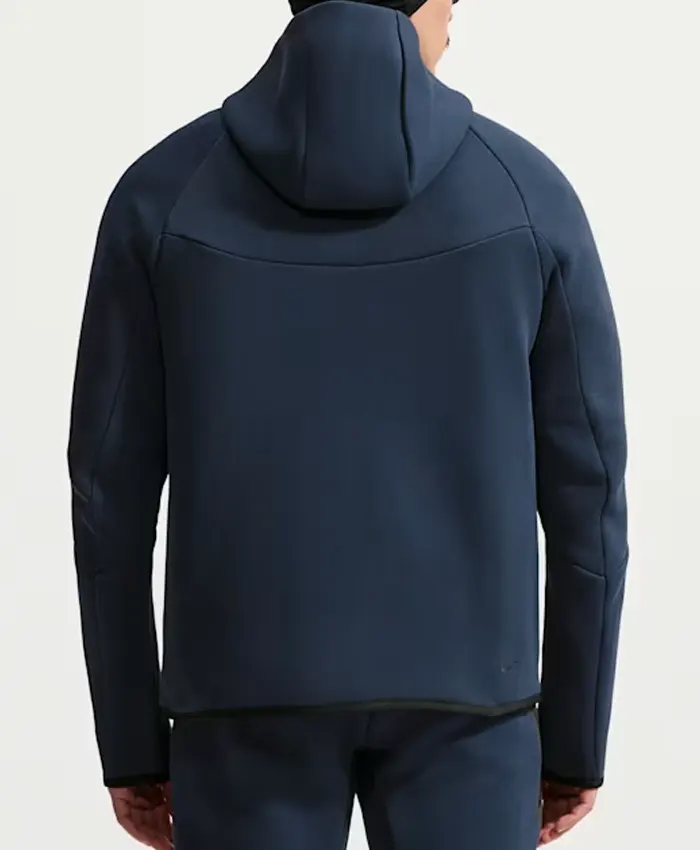 Nike-Tech-Mens-Black-Fleece-Windrunner-Full-ZIP-Jacket-Back