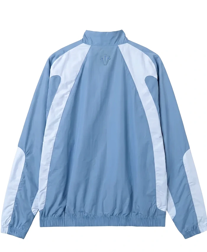 Nike x NOCTA Woven Light Blue Polyester Track Jacket back view
