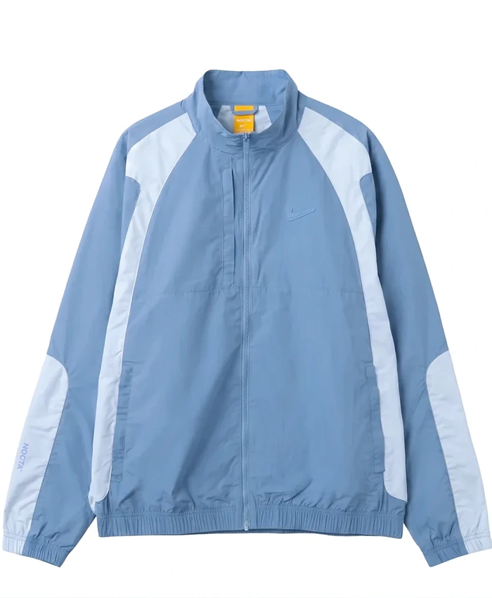 Nike x NOCTA Woven Light Blue Polyester Track Jacket front view